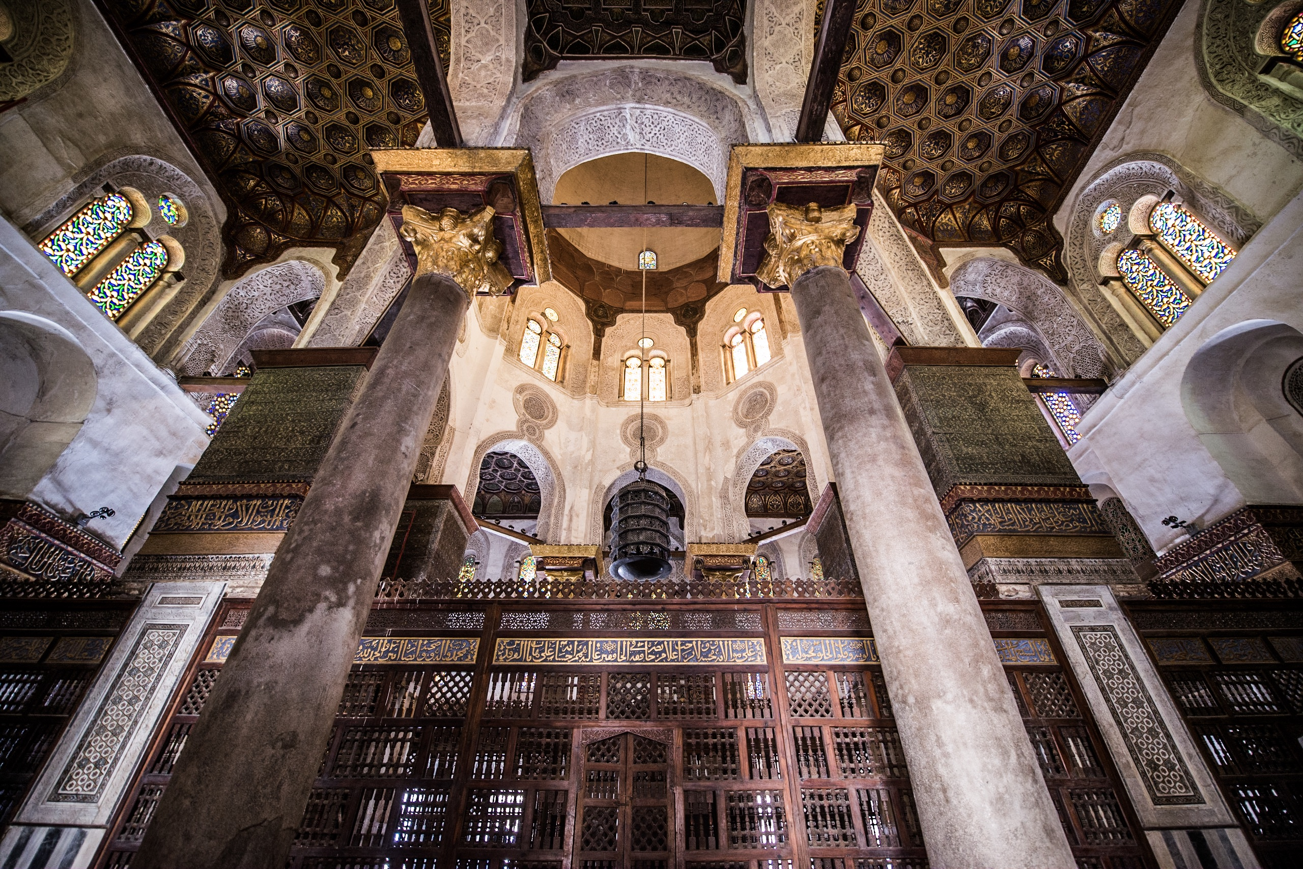 The masoleum of the Mamluk Sultan Qalawun in Cairo